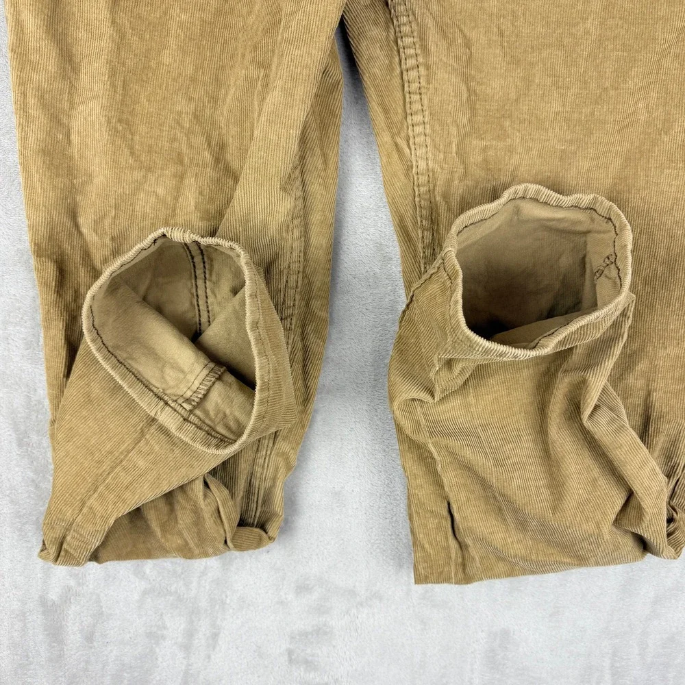 Old Navy Pants Men 34x30(29) Tan Brown Slim Built in Flex Corduroy Winter Preppy